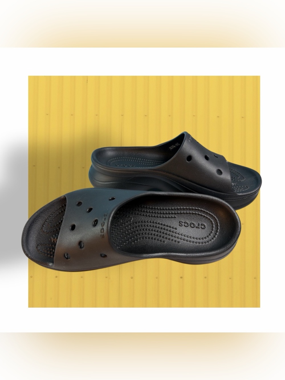 Crocs Women's Bae Slide Sandals Black Size 7-8